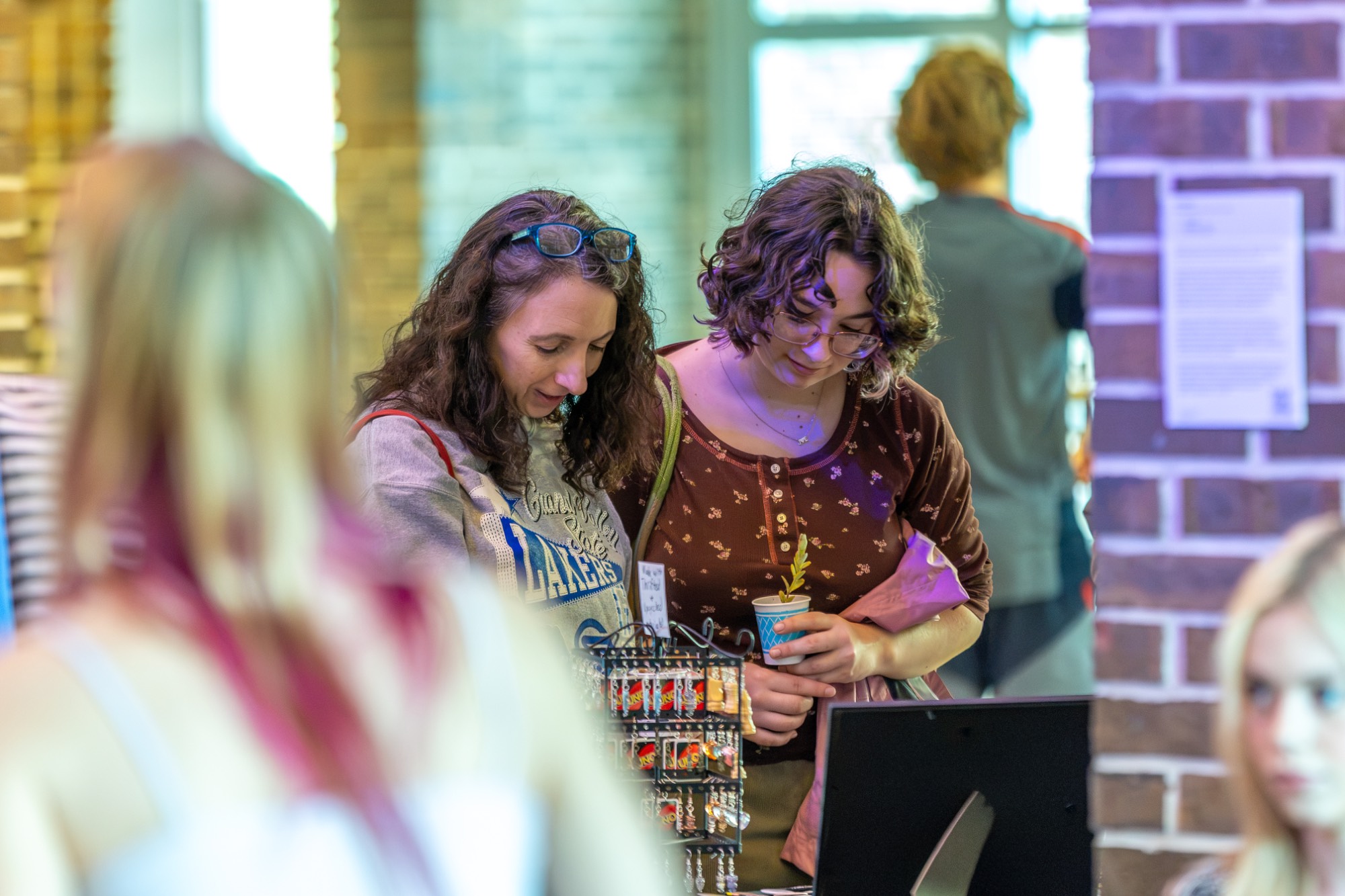 two women shopping